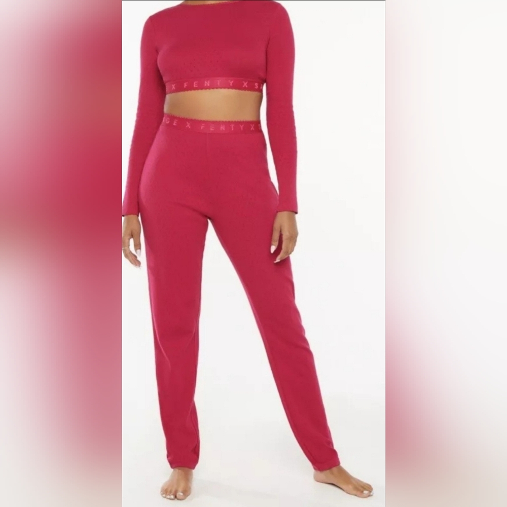 Savage by Fenty Pajama Set M top L bottom